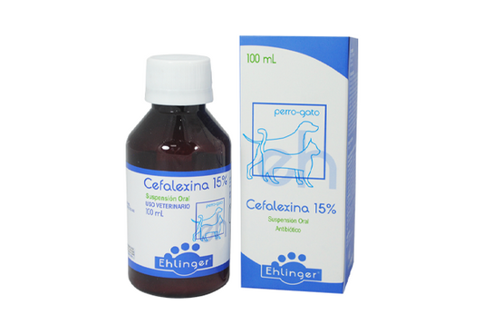 Cefalexina 15% susp. oral x 100 ml.