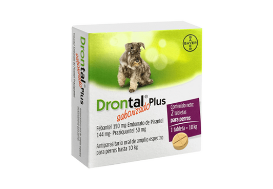 Drontal plus Perro, 10 kg x 2 comp