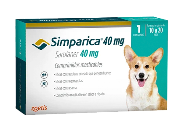 Simparica 10 – 20 kilos x 1 comp