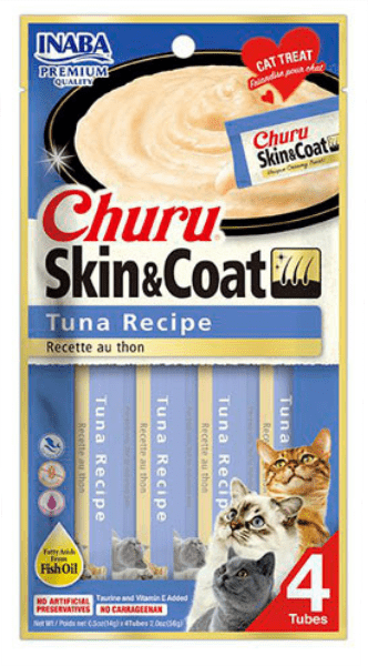 Churu gato skin y coat  atun x 4 sachet