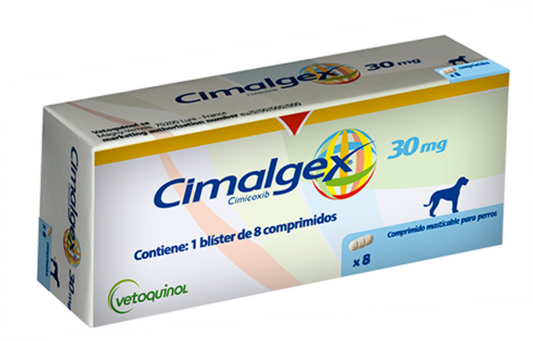 Cimalgex perro 30 mg x 8 comp