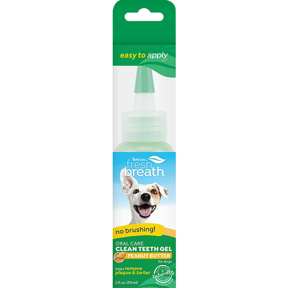 Tropiclean Clean, Teeth Gel de Limpieza Dental para perros adultos (sabor menta)