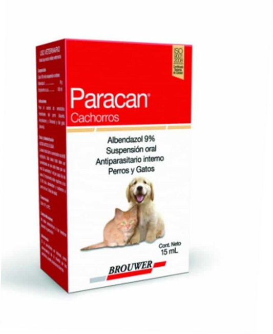 Paracan Cachorros perro / gato  x 15 ml.