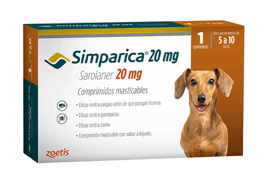 Simparica 5 – 10 kilos x 1 comp