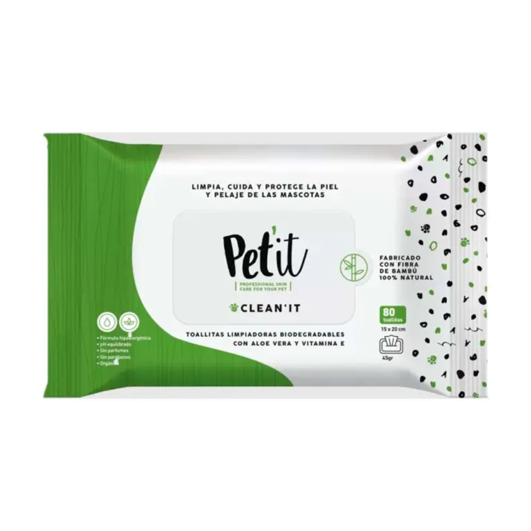 Toallitas Húmedas Petit Biodegradables 80 Unid