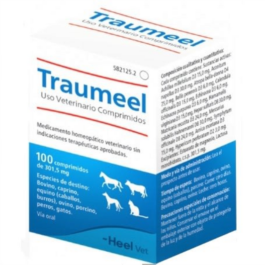 Traumeel Veterinario 100 comprimidos